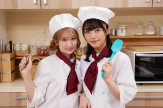 末広 純×輝星きら 恋の全裸バレンタインクッキング 画像22