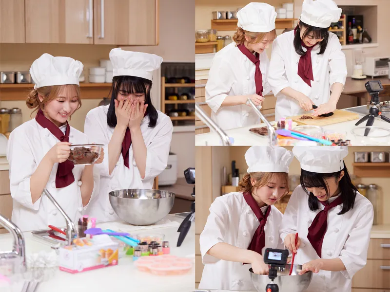 末広 純×輝星きら 恋の全裸バレンタインクッキング31