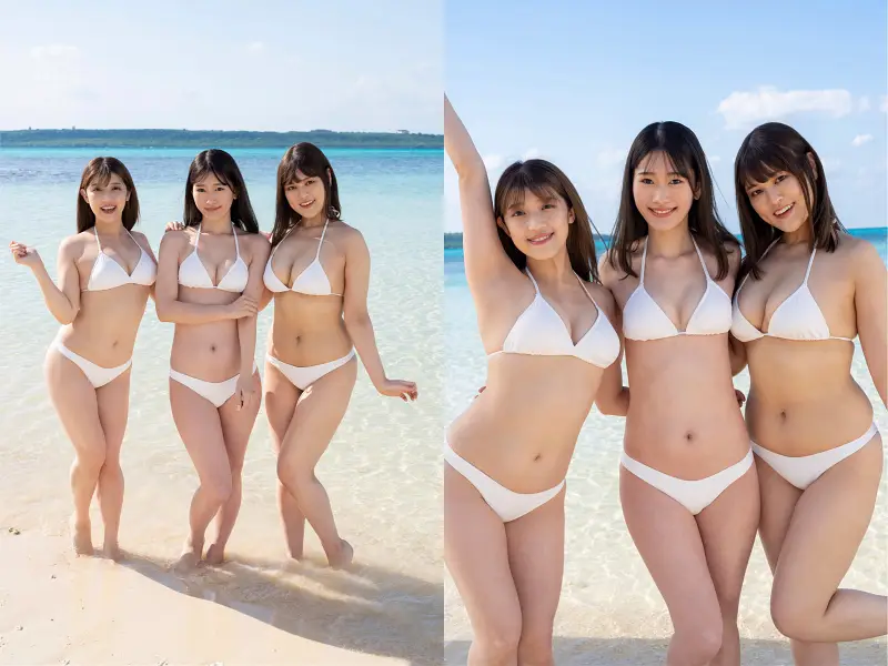 FLASHデジタル写真集 ミスFLASH2022 新世代 笹岡郁未 大塚杏奈 missha 画像