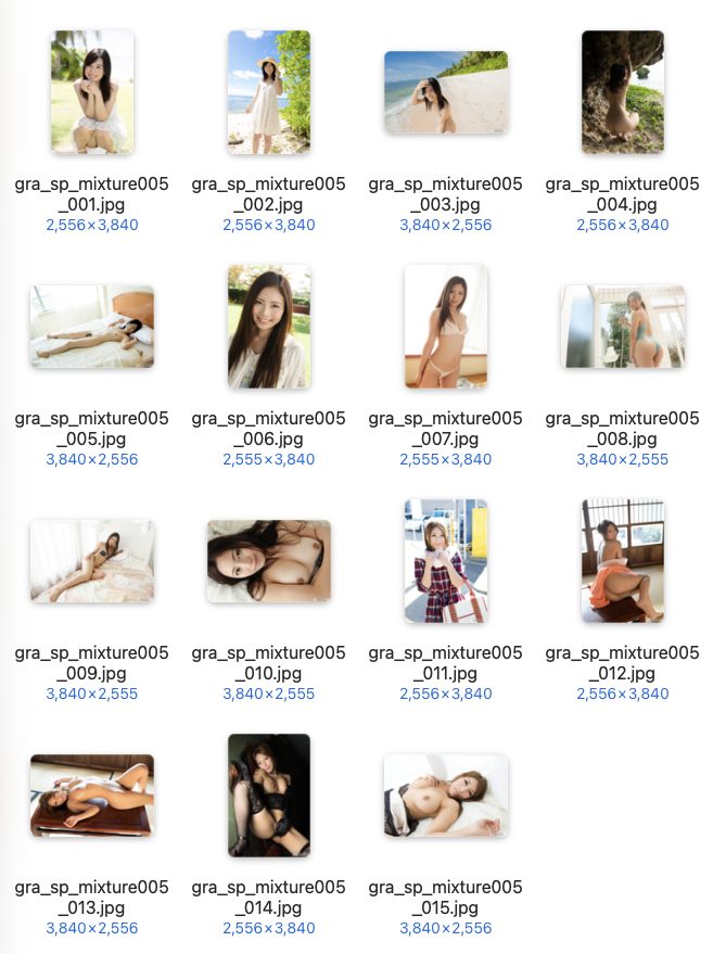 Graphis SPECIAL 'MIXTURE' 005 仁美まどか 古川いおり 星野ナミ sample